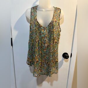 American Rag Multicolor Floral Blouse-#1195